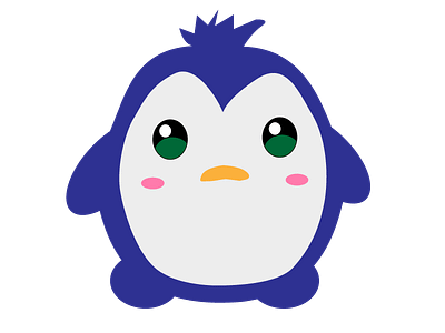 Penguin chibi cute graphics illustrator kawaii penguin