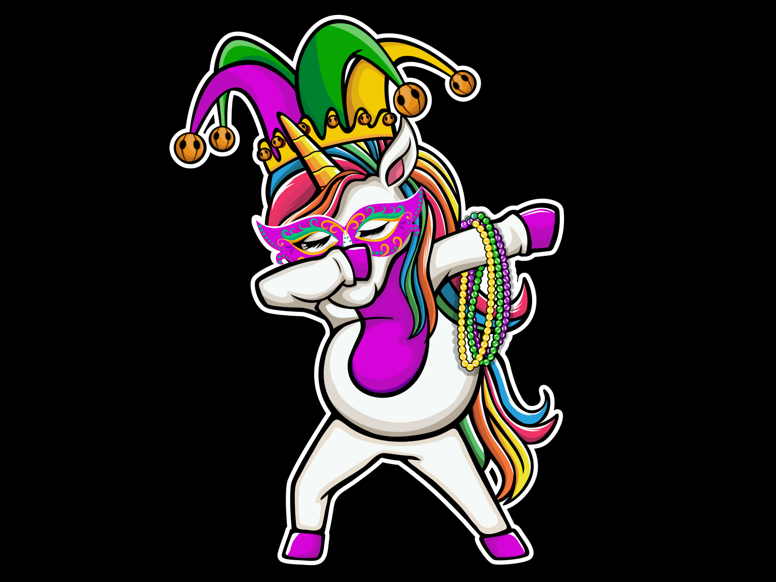 mardi gras character