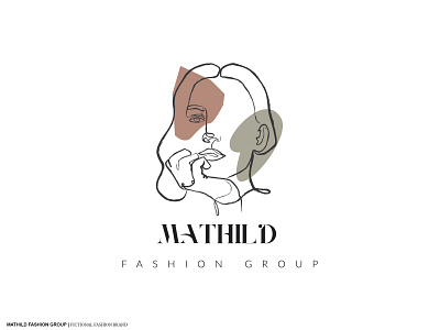 MATHILD - Logo Design abstract beauty brand identity branding clothing ethical fashion female geometric graphic design lineart logo minimal minimalism modern sustainable