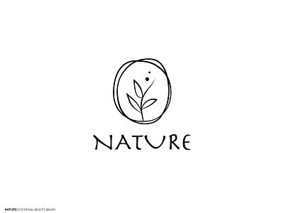 Nature - Logo design for Beauty Brand beauty beauty brand brand identity elegant floral graphic design green beauty herbal lineart logo logo design minimalism modern nature simple visual identity