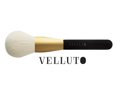 VELLUTO - Logo for Cosmetic Make-Up brushes line beauty branding cosmetic cosmetic industry design graphic design logo logo design luxury luxury brand make up make up brushes maximalism vector