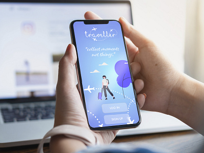 TRAVELLER - mobile app design