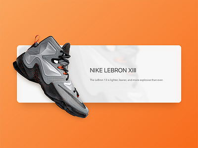 Quick draft for LEBRON XIII colors design orange product quick draft visual