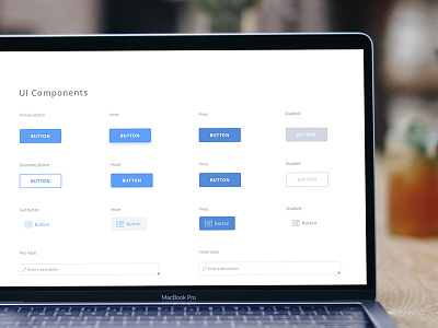 WIP: Building the system blue buttons design process styleguide uiux