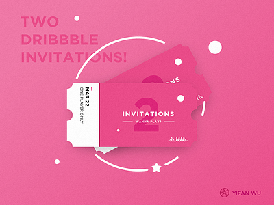 Wanna play? colors depth draft dribbble flat gradients hello illustrations invitation invite pink