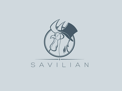 Savilian Logo animal app fashion logo