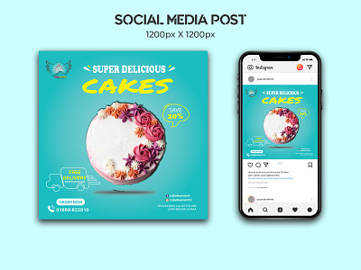 Social Media Post Collection for Cake Shop