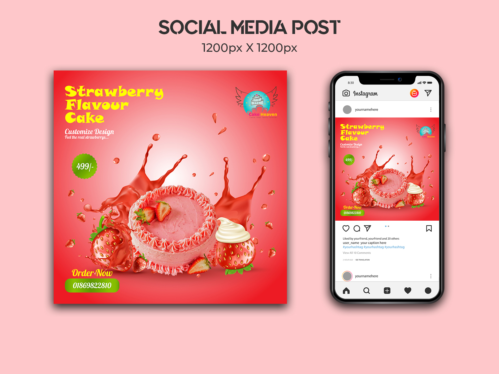 social-media-post-collection-for-cake-shop-by-bipul-saha-on-dribbble