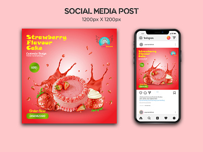 Social Media Post Collection for Cake Shop