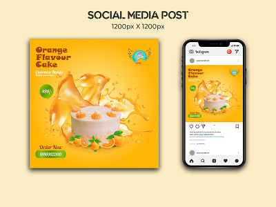 Social Media Post Collection for Cake Shop