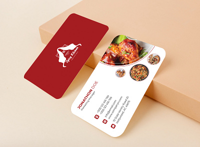 Business Card for Restaurant Business branding business business card design graphic design identity restaurant visiting card