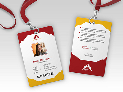 Creative Id Card design for Restaurant Business