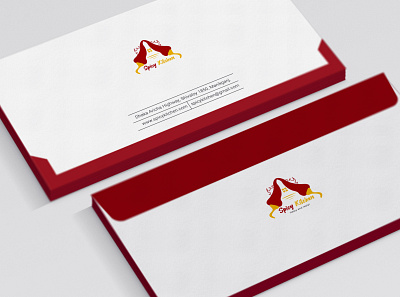 Creative Envelope Design for Restaurant Business brand branding business corporate creative design envelope graphic design identity print restaurant stationary