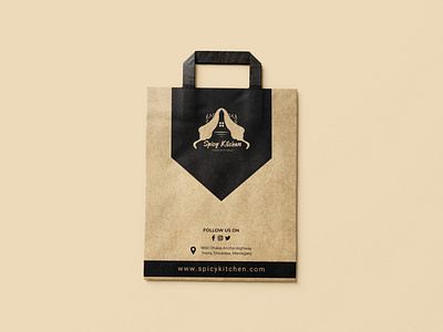 Creative Shopping Bag Design for Restaurant Business bag business cotton bag creative design graphic design modern package shopping bag