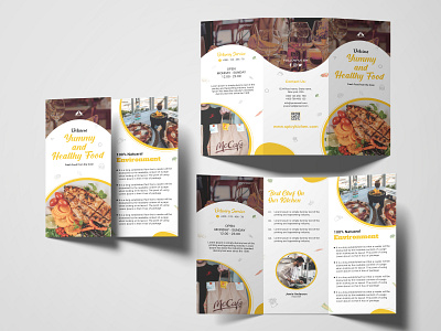 Tri Fold Bruchure Design for Restaurant Business