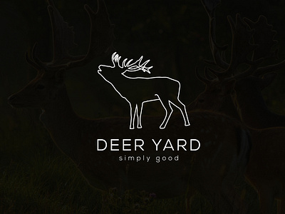 Creative Logo Design for a Deer Farm brand identity branding creative deer logo design farm logo graphic design logo logo design logo sale minimal minimalist modern ranch simple visual identity