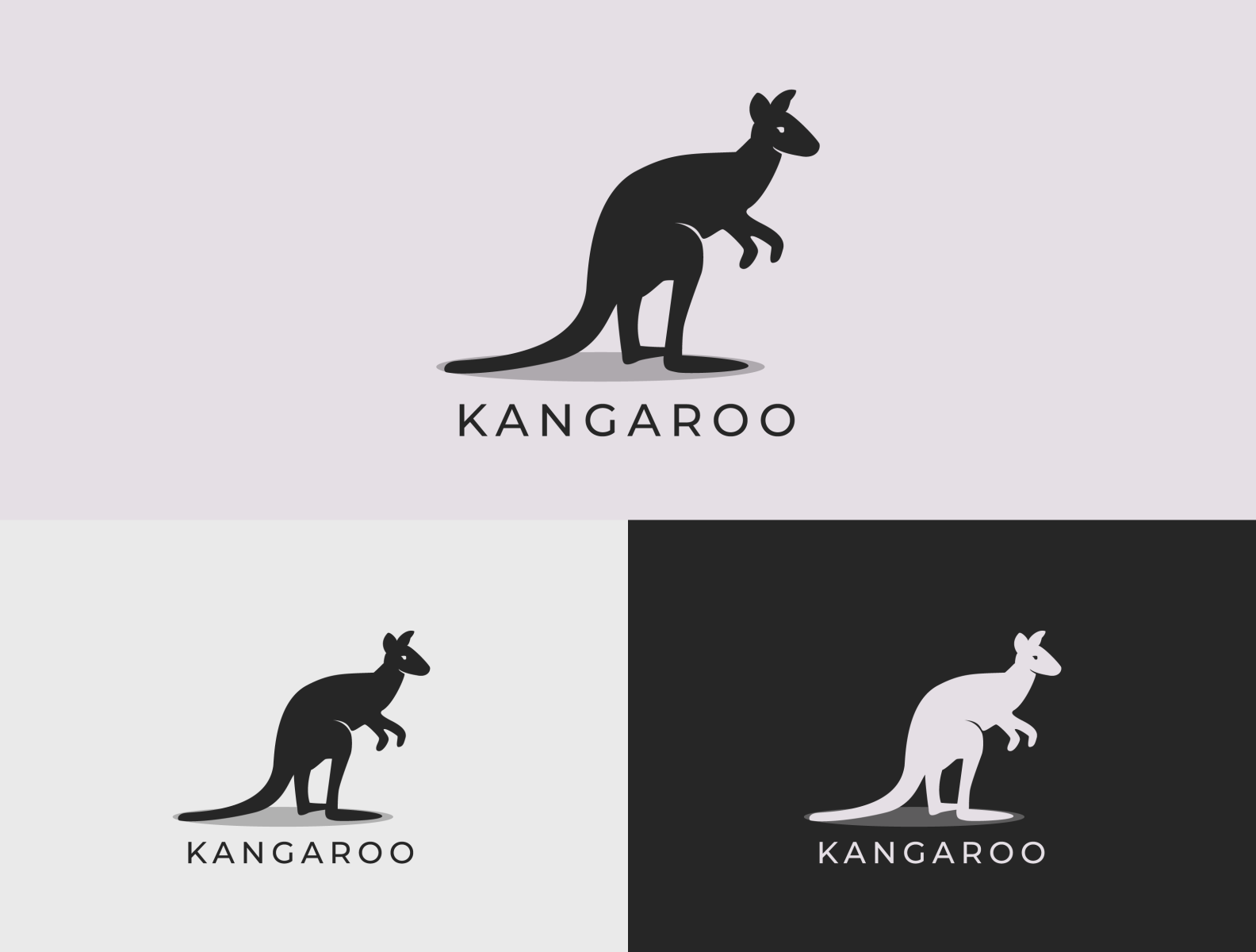 kangaroo logo design