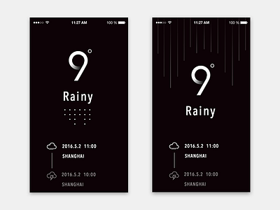 Weather App Concept app concept idea weather weather app concept