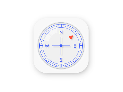 Compass Icon 2 app compus icon ios iphone ui