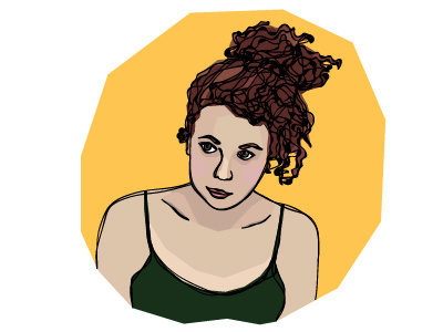 #Selfie digital illustration girl illustration portrait red heads