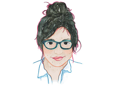 Amy blogs illustration portraits watercolor
