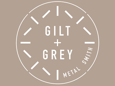 Gilt & Grey Logo Concept brand identity branding design logo typography