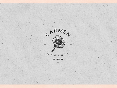 Carmen badge branding flower identity illustration logo logo design mark nature organic skincare vancouver