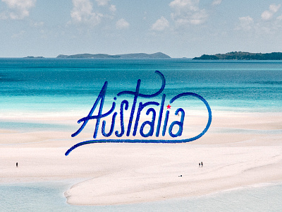 Australia australia custom custom logotype custom type font letter logo mark type typography