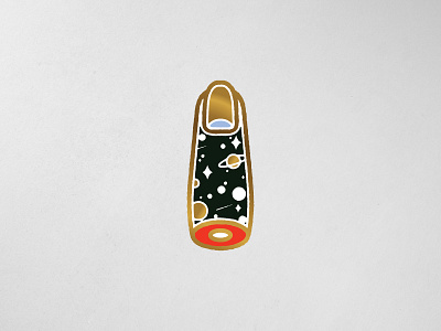 Soft Enamel design submission for @MadeByCooper #2 badges enamel finger gore human body icon madebycooper pin pin badge space vancouver