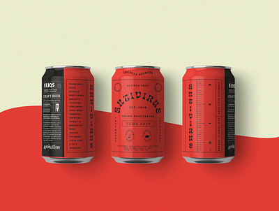 ANTIVIRUS beer beer can beverage branding brew brewery corona design illustration label packaging type virus