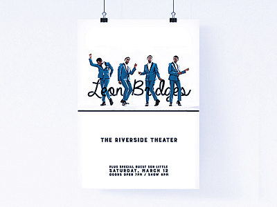 Leon Bridges The Riverside Theater design graphic design leonbridges milwaukee music photoshop poster riverside theater