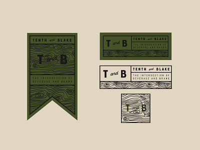 Tenth & Blake Brewing logo concept beer brand branding brew brewery design hops illustration logo