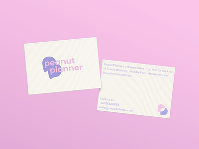 Peanut Planner - Business Card