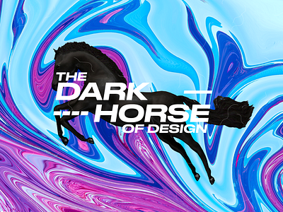 the dark horse of design / self-portrait