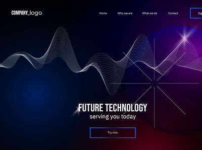 Future Technology app branding design illustration typography ui ux vector