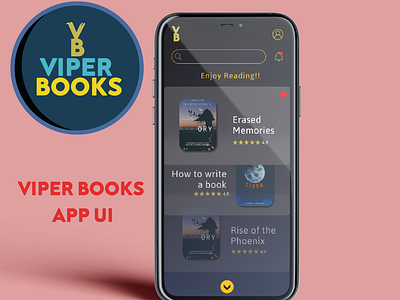 BOOK APP LOGO AND UI DESIGN by Hemapriya P on Dribbble