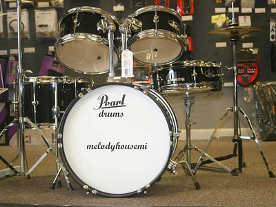 Pearl drums kit set musical instruments musicmelody pearldrums