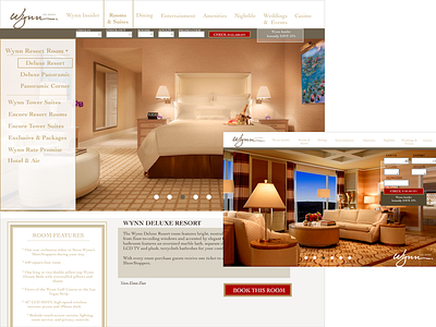 Wynnhotel branding clean concept design hotel responsive sketch ui ux web website