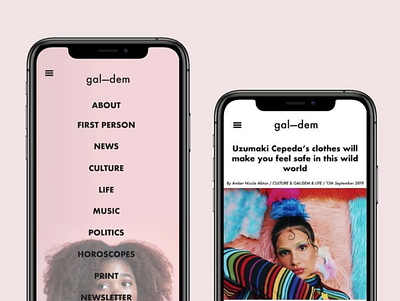 GAL-DEM App Concept app design ui