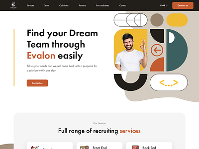 A welcoming website to attract IT talents from mega corporations landing page design landingpage ui