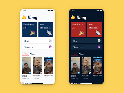🤙 Hang app broadcast chat emoji hang ios iphone live live video video video chat