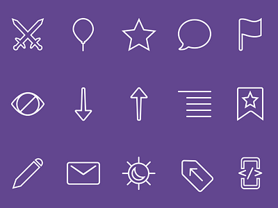 Luna In-App Icons