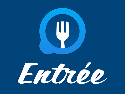 Entrée Logo Treatment entree logo text entree vector