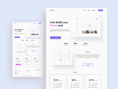 Website design figma ui ui design