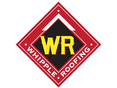 Whipple Roofing Logo Design logo design by blake andujar whipple roofing whipple roofing