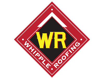 Whipple Roofing Logo Design