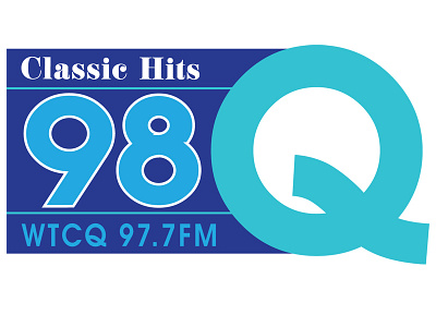 98Q Radio Station Logo Design