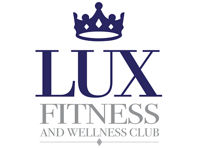 LUX FITNESS AND WELLNESS CLUB Rebrand Logo blake andujar logo design lux fitness lux fitness lux fitness and wellness club lux fitness and wellness club