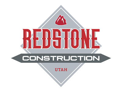 Redstone Construction Logo Design construction company logo logo design by blake andujar redstone construction redstone construction utah construction utah construction