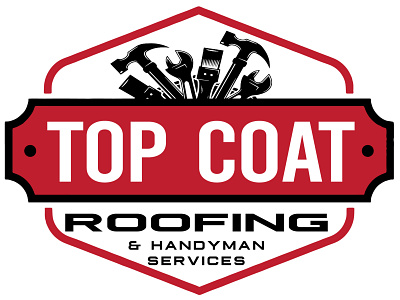 Top Coat Roofing & Handyman Services Logo design handyman logo logo by blake andujar